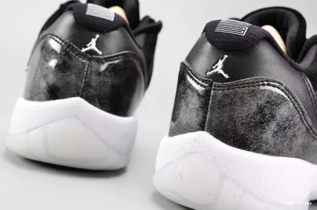 729  JORDAN 11 womens "BARON" 2506 (GS) AIR  RETRO LOW BG 528896- Trendy 0808
